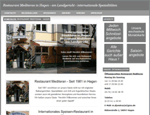 Tablet Screenshot of mediteran-hagen.de